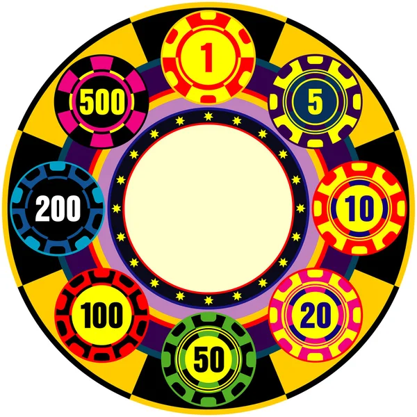 Сигнал казино — стоковый вектор