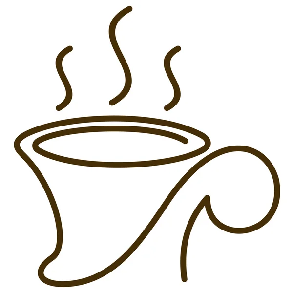 Segno di caffè — Vettoriale Stock