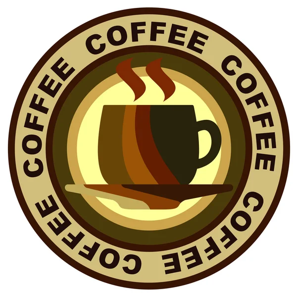 咖啡标志 — 图库矢量图片