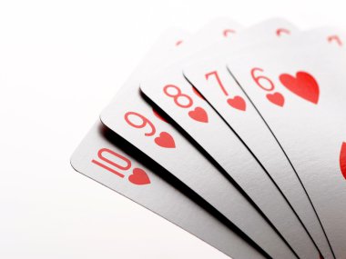 Poker floş Kalpler