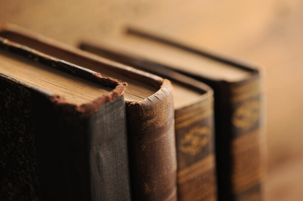Old book close up
