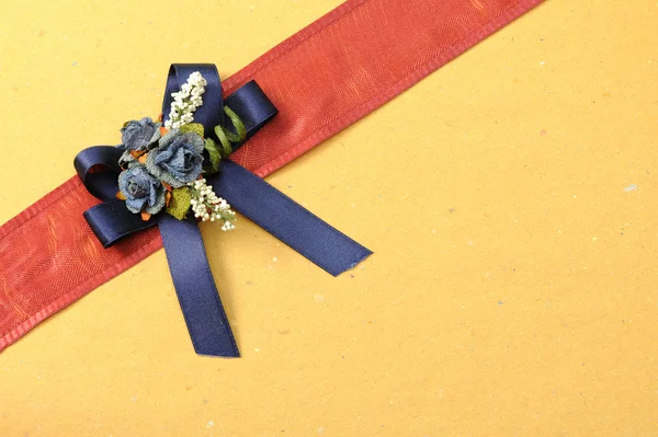 stock image Gift background with ribbon and bow