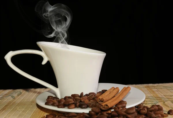 Kop varm kaffe - Stock-foto