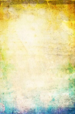Beautiful water color on old paper texture background clipart