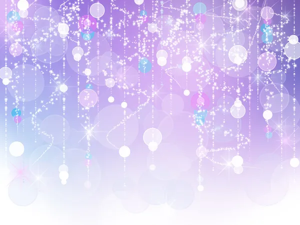 Purple and blue bokeh sparkle background — Stock Photo, Image