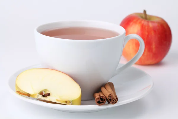 Tarçın ile elma çayı — Stok fotoğraf
