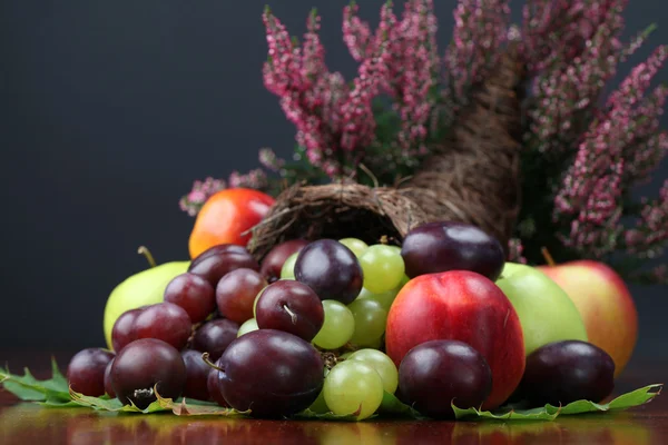 Róg obfitości owoców — Zdjęcie stockowe