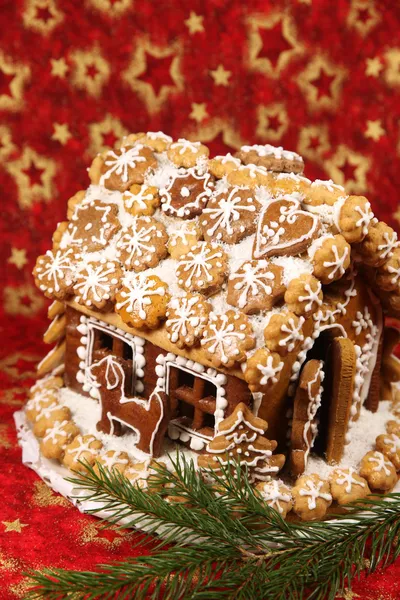Karácsonyi mézeskalács házikó — Stock Fotó