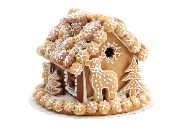 Casa de pão de gengibre de Natal — Fotografia de Stock