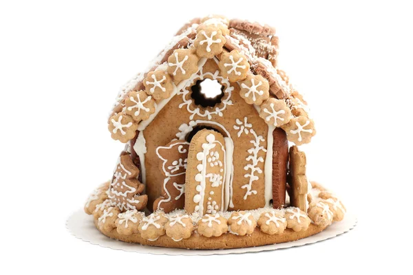 Natale casa di pan di zenzero — Foto Stock