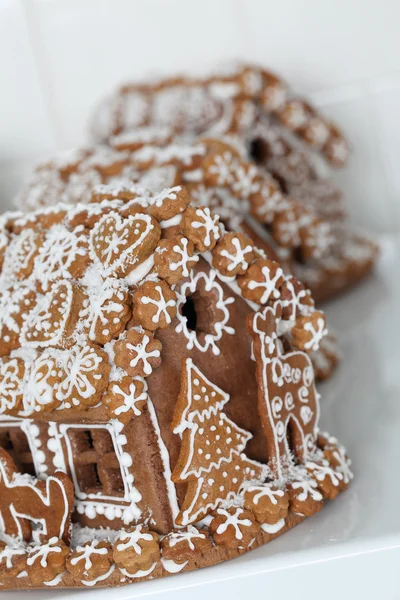Natale case di pan di zenzero — Foto Stock