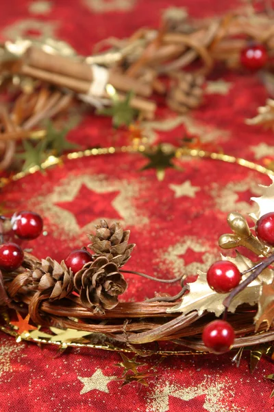 クリスマスの花輪 — ストック写真