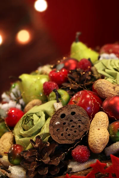 Kolorowe dekoracje świąteczne — Zdjęcie stockowe