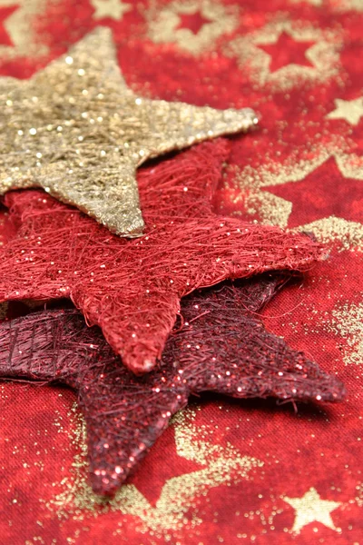 Звезды на фоне Рождества — стоковое фото