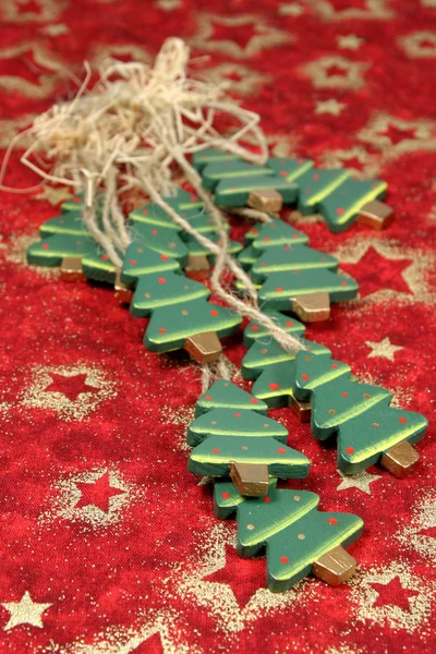 Houten kerstbomen — Stockfoto