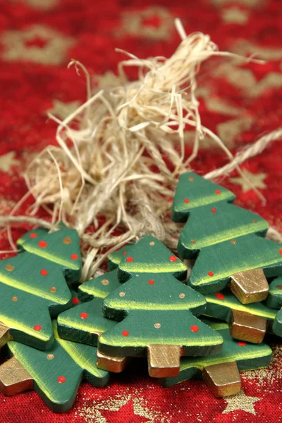 Árboles de Navidad de madera — Foto de Stock