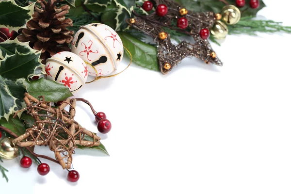 Jingle bell a hvězdičkami vánoční — Stock fotografie