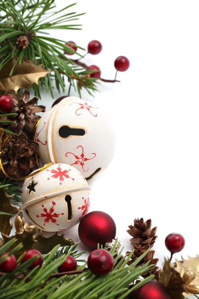 Jingle bell Boże Narodzenie granica — Zdjęcie stockowe