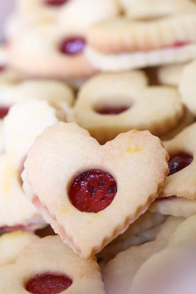 Shortbread hearts — Stock Photo, Image