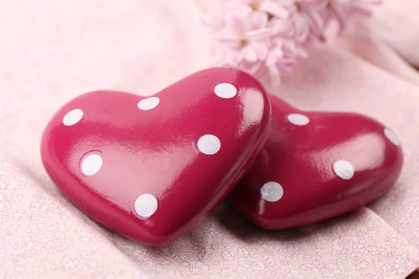 Dotted hearts — Stock Photo, Image