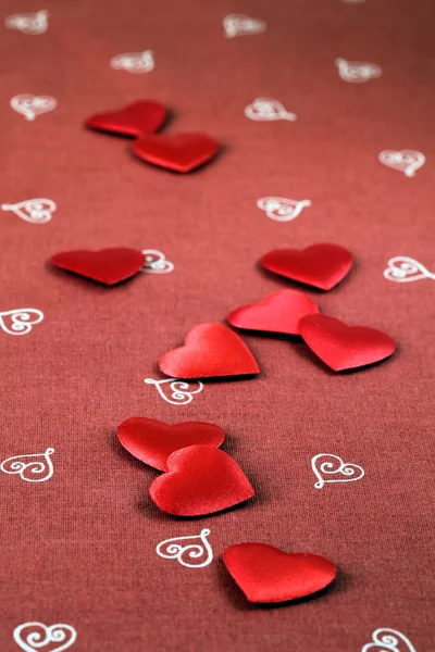 Hartvormige confetti — Stockfoto