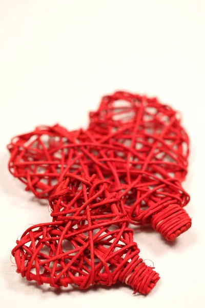枝編み細工品の心 — ストック写真
