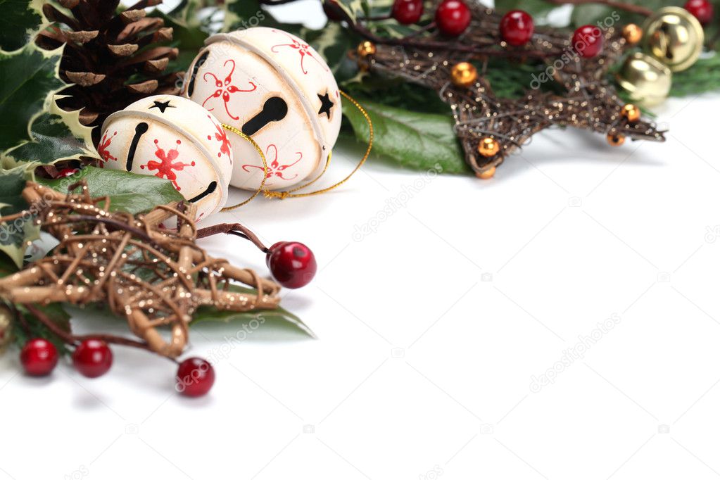 Jingle bell and star Christmas decoration