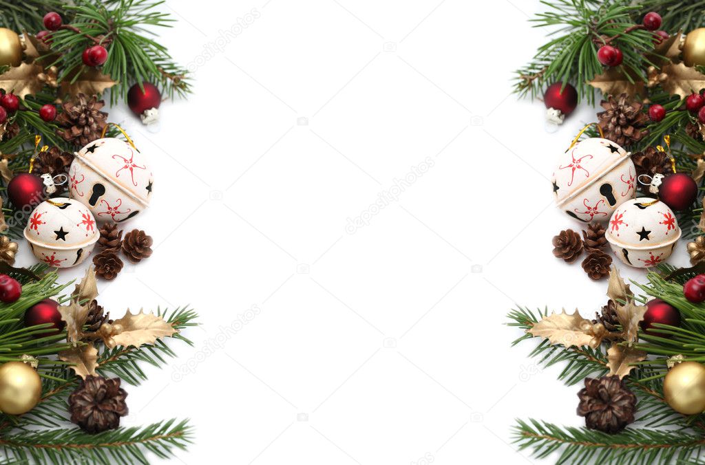 Jingle bell Christmas frame