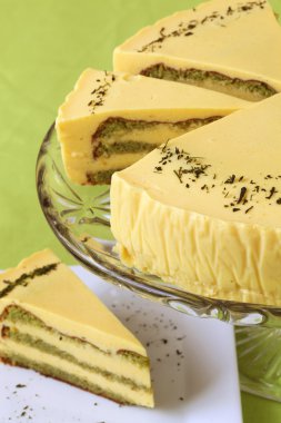 Matcha yeşil çay pasta
