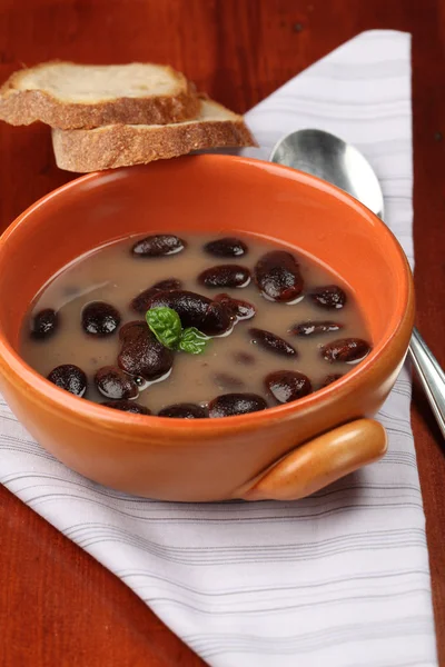 Fazolová polévka — Stock fotografie