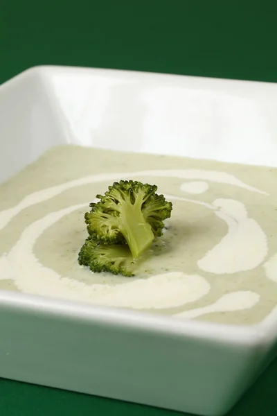 Broccoli cream soup — Stock Photo, Image