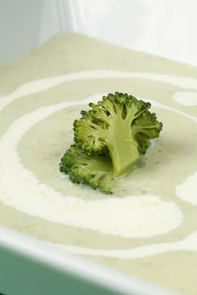 Broccoli cream soup — Stock Photo, Image