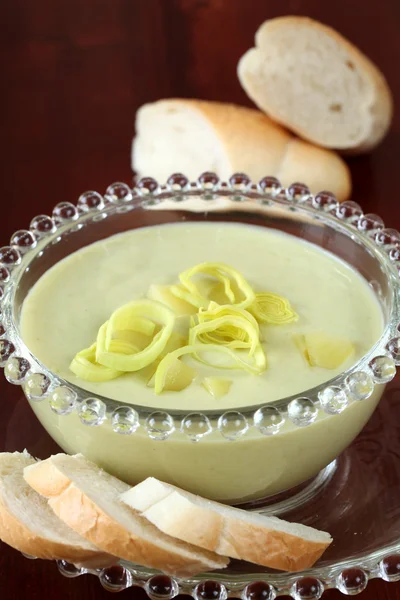 Zuppa di porri e patate — Foto Stock