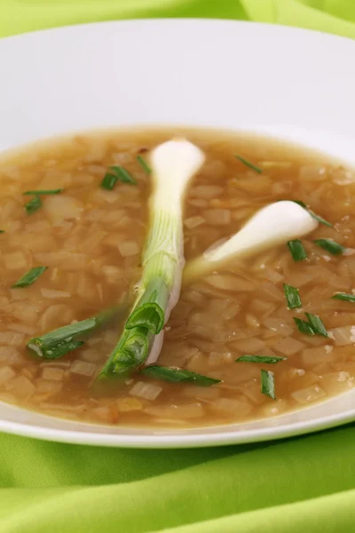 Луковый суп — стоковое фото
