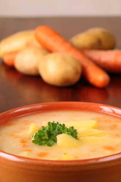 Bramborová polévka — Stock fotografie