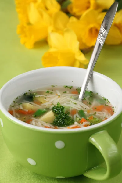 Овощной суп — стоковое фото