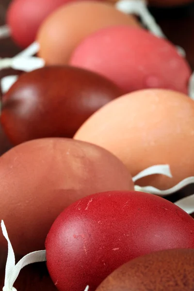 Червоно-коричневі яєчні шкаралупи — стокове фото