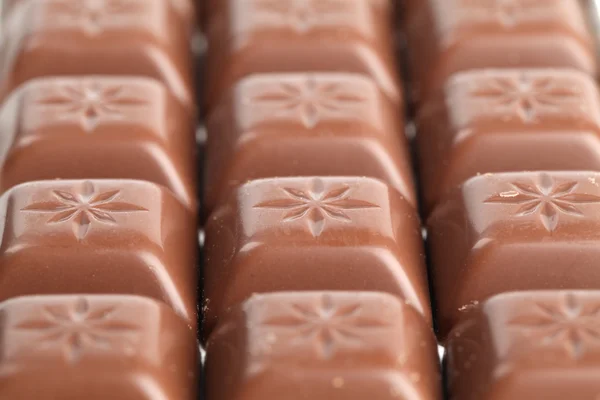 Milk chocolate pralines — Stock Photo, Image