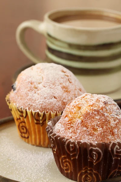 Muffins y café — Foto de Stock
