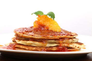 portakal ile Pancakes