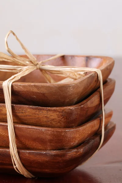 Dřevěné misky — Stock fotografie