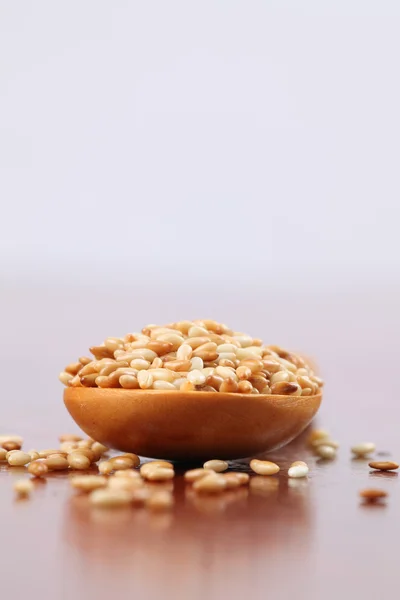 Pražená Sezamová semínka — Stock fotografie