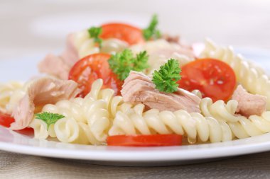 Fusilli with tuna