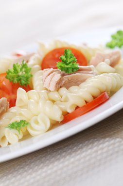 Fusilli with tuna