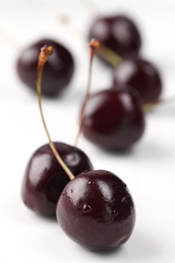 Black cherries clipart