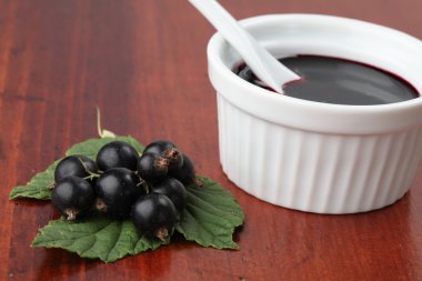 Black currant jam clipart