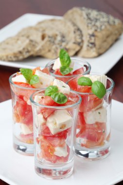 Caprese appetizers clipart