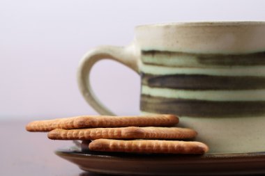 Biscuits and coffee clipart