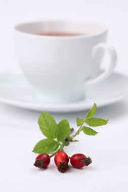 Rosehip tea clipart