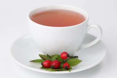 Rosehip tea clipart